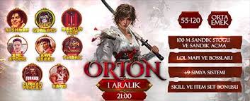Açık Sunucu: Orion PVP — Aktif (Detaylar)